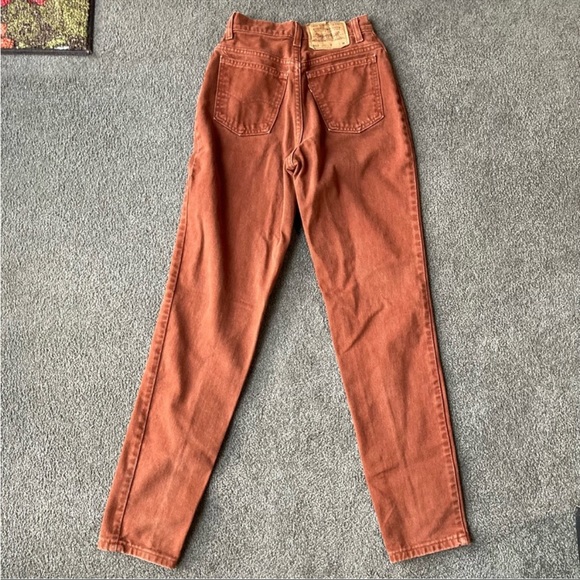 Levi's Denim - VERY RARE orange tab rust brown color 912 Vintage Levi’s